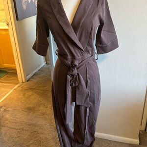 Brown fashion nova jumpsuit